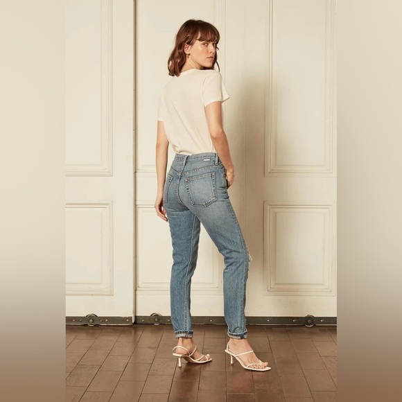 Free People Boyish Jeans The Billy High Rise Skinny In Great Dictator 27 - Picture 7 of 8